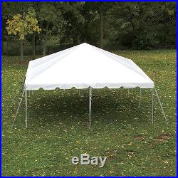 20x20 White Vinyl Classic Frame Tent for Wedding Outdoors Event Party Catering