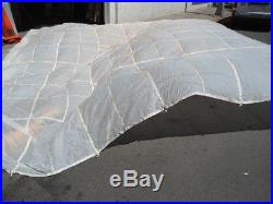 24'x22' White Nylon Rectangular Parachute Canopy GREAT WEDDING CANOPY