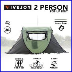 2-4 Person Outdoor Camping Tent Dome Screen Room Hiking Family Cabin Travel New