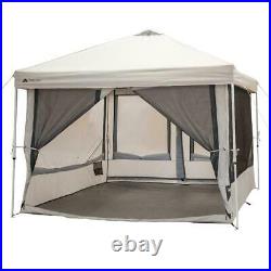 2-In-1 Tent Connect 7-Person Screen Tent with 2 Doors Camping House Outdoor Camp T