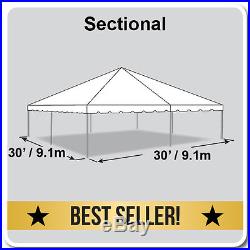 30x30 Sectional Classic Frame Tent New White Event Party Tent