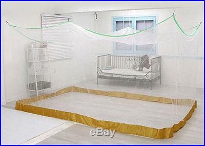 360 x 210 x 200cm 7~8 p White Portable Mosquito Net Canopy Indoor Outdoor Large