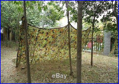3M X 4M Hunting Military Camouflage camo Net netting Woodlands Leaves Camo Cover