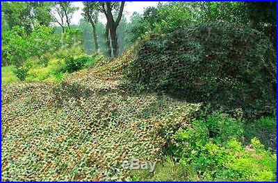 3M X 4M Hunting Military Camouflage camo Net netting Woodlands Leaves Camo Cover