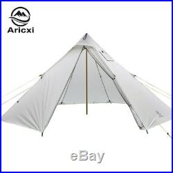 3-4 Person Ultralight Outdoor Camping Teepee 20D Silnylon Pyramid Tent Rodless