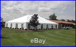 40 x 120 White Vinyl Classic Frame Tent for Wedding Outdoor Event Party Catering
