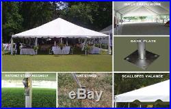 40x40 White Classic Series Frame Tent White Party Tent