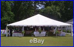 40x40 White Classic Series Frame Tent White Party Tent