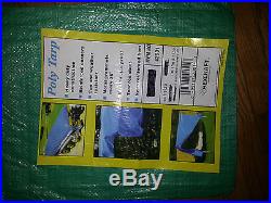 40x60 Polly Tarp Waterproof Camping / landscaping, Roofing/ Pool cover