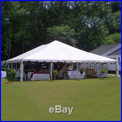 40x60 White Vinyl Classic Frame Tent for Wedding Outdoor Event Party Catering
