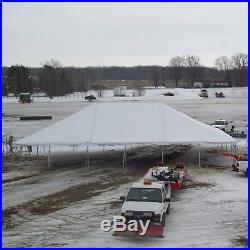 40x60 White Vinyl Classic Frame Tent for Wedding Outdoor Event Party Catering
