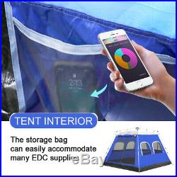 4-6 Person Large Instant Camping Tent Portable Waterproof Family Cabin Shelter