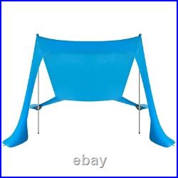 4-Person Beach Tent Sun Shade Shelter Outdoor Camping Fishing BBQ Sports Events