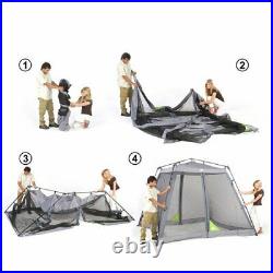 4 Person Ozark Trail 10' x 10' Instant Screen House Outdoor Tent Sun Shade
