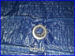 50x80 Polly Tarp Waterproof Camping / landscaping, Roofing/ Pool cover