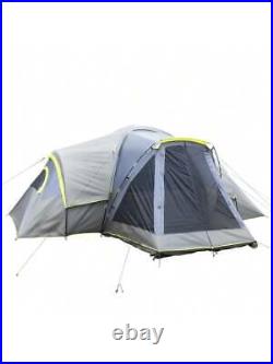 522260210cm Can Accommodate 10 People Three Rooms Polyester Camping Tents Grey