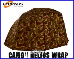 55 Wrap fits the Aqua fast & light CAMO4 Helios & Rapide Carp Fishing Brolly