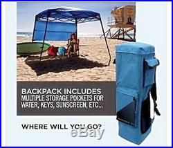 6 Feet Canopy Tent Shade Portable Backpack Camping Hiking Beach Patio Outdoor
