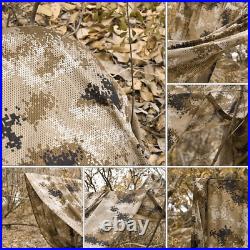 75D Camo Burlap Camouflage Netting Covers Military Mesh Fabric Nets Sun Shelter