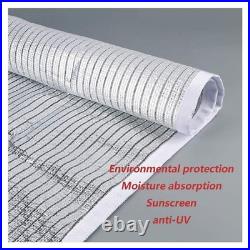 75% Reflective Aluminet Shade Cloth UV Resistant Sunblock Shade Net Mesh Shade