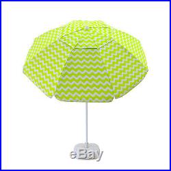 7FT Green Portable Travel Beach Shade Umbrella Shelter With Carry Bag