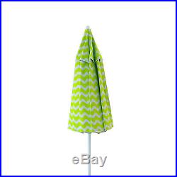 7FT Green Portable Travel Beach Shade Umbrella Shelter With Carry Bag