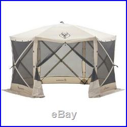 7 Ft. Tall Heavy-Duty 6-Sided Portable Gazebo With 8-Person Capacity 92 sq ft