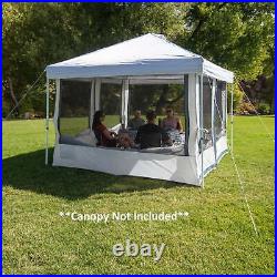 7-Person 2-in-1 Screen House Connect Tent with 2 Doors, Canopy Sold