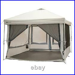 7-Person Screen House Connect Tent Outdoor Camping Canopy 2 Doors