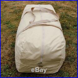 7m Outdoor Leisure Canvas Camping Bell Tent Sibley Tent with Hole for Stove Pipe