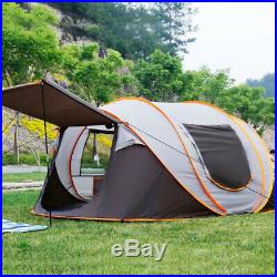 8 Person 3 IN 1 Camping Tent Waterproof Sun Shelters Easy Setup With Support rod
