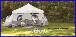 8-Person Camping Tent 10 x 10 ft. ConnecTent for Straight-leg Canopy L Shaped