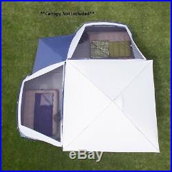 8-Person Camping Tent 10 x 10 ft. ConnecTent for Straight-leg Canopy L Shaped