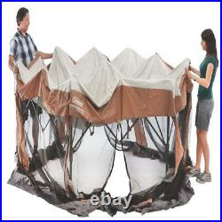 8 Person Pop up Tent Coleman Screened Canopy 12x10 Tent Instant Setup Shelter