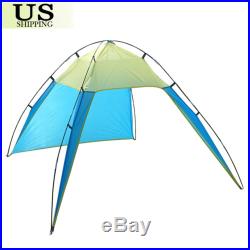 8 Person UV Sun Shade Shelter Triangle Beach Tent Canopy Portable Picnic Camping