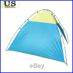 8 Person UV Sun Shade Shelter Triangle Beach Tent Canopy Portable Picnic Camping