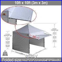 ABCCANOPY 10x10 EZ Pop up Canopy Tent Instant Shelter Commercial Portable Mar