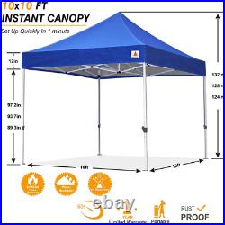 ABCCANOPY Canopy Tent Pop up Canopy Outdoor Canopy Commercial Instant Shelter wi