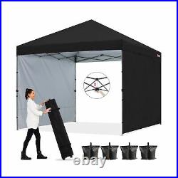 ABCCANOPY Outdoor Easy Pop up Canopy Tent with 2 Sun Wall Central Lock-Series