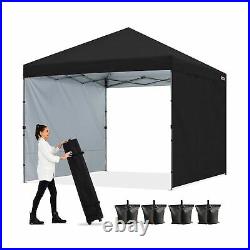 ABCCANOPY Outdoor Easy Pop up Canopy Tent with 2 Sun Wall Central Lock-Series