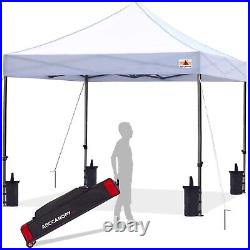 ABCCANOPY Patio Pop Up Canopy Tent 10x10 Commercial-Series (White) White
