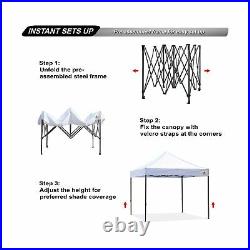 ABCCANOPY Pop up Canopy Tent Commercial Instant Shelter with Wheeled Carry Ba