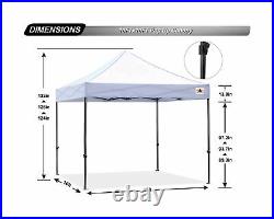 ABCCANOPY Pop up Canopy Tent Commercial Instant Shelter with Wheeled Carry Ba