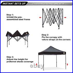 ABCCANOPY Pop up Canopy Tent Commercial Instant Shelter with Wheeled Carry Bag