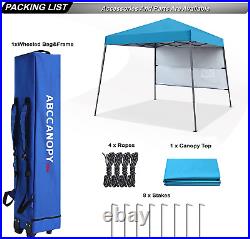 ABCCANOPY Stable Pop Up Beach Tent with Backpack Bag, 8 x 8 ft Base / 6 x 6 f