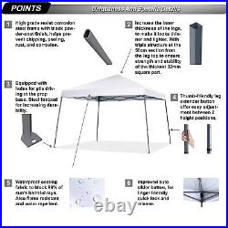 ABCCANOPY Stable Pop up Outdoor Canopy Tent, White 8x8 basic
