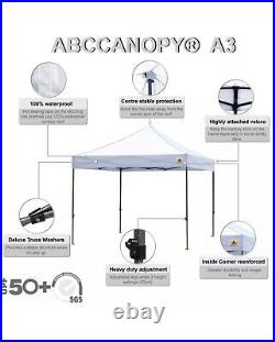 ABC Canopy King Kong 10ft x10ft Pop up Commercial Grade Instant Tent+Wheeled Bag