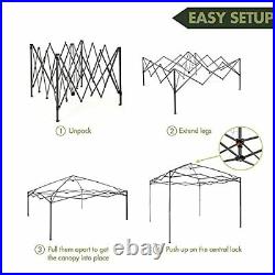 ARROWHEAD OUTDOOR 10'x20' Heavy-Duty Pop-Up Canopy & Instant Shelter Easy One