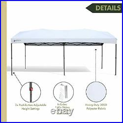ARROWHEAD OUTDOOR 10'x20' Pop-Up Canopy & Instant Shelter Easy One Person Set