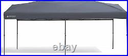ARROWHEAD OUTDOOR 10x20 Heavy-Duty Pop-Up Canopy & Instant Shelter (Grey)